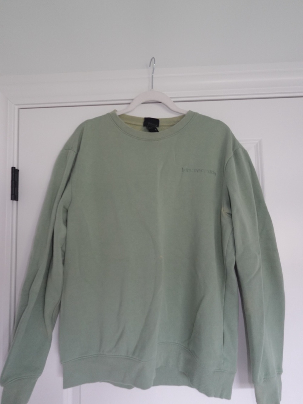 Women's Sage Green Crewneck Sweatshirt - Unbranded